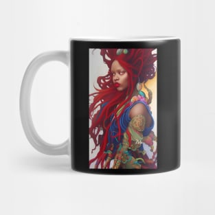 Stunning African Warrior Princess Black Girl Mug